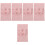 5Ensembles Ensemble Emmaillotage Bébé Rose Bandeau Doux Extensible 5