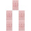 5Ensembles Ensemble Emmaillotage Bébé Rose Bandeau Doux Extensible 6