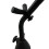 Support Saxophone Pliable Noir En Métal Avec Mousse Protectrice 4