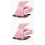 20Pièces Extensions Lisses Clip-in Rose Faciles À Coiffer 4