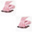 20Pièces Extensions Lisses Clip-in Rose Faciles À Coiffer 5