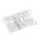 6mm ABS Sewing Machine Presser Foot for All Models – Curved Seam Guide 12