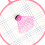 3Ensembles Kit Badminton Adolescents Avec Rose Durable 6
