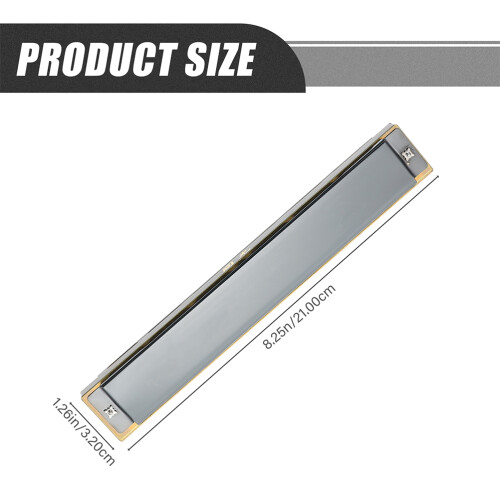 2Pièces Harmonica Métal Durable Pour Enfants Jouet Musical Débutant 1
