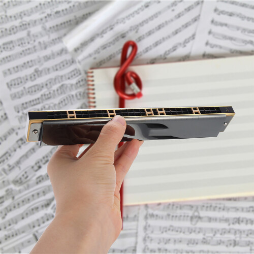 2Pièces Harmonica Métal Durable Pour Enfants Jouet Musical Débutant 2