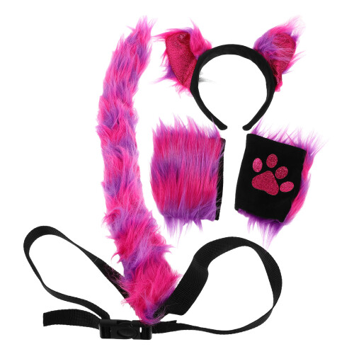 3Ensembles Costume Animal -Tête Oreilles Et Queue 2