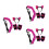 3Ensembles Costume Animal -Tête Oreilles Et Queue 7