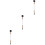 3Pièces Ensemble Pinceaux Nylon Multi Usage Professionnel 4