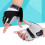 2St Handschoenen Vingers Zwart Elastisch Ademende Stof 3