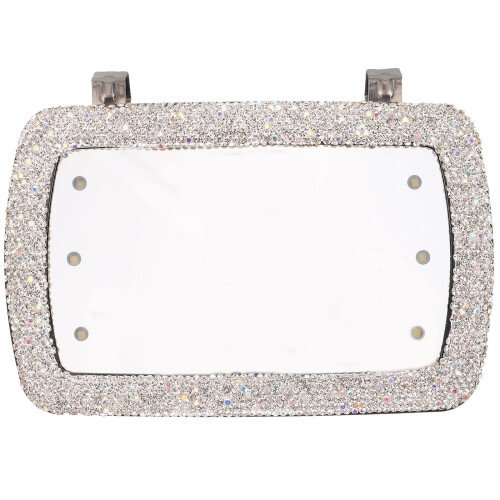 5Pièces Miroir De Pare- Fixation Solide Plastique Argent 2