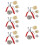 5Sets Stoffen Grommet Kit Met Sluitringen in Kleur 10