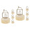 8Pièces Porte-Photos Bois Métal Clips Multi-Usage Pour Table 5