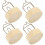 8Pièces Porte-Photos Bois Métal Clips Multi-Usage Pour Table 9