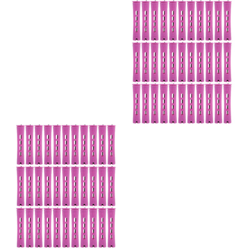 60Pièces Accessoires Bigoudis Violet Pour Boucles 2
