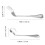 2Ensembles Ustensiles Incliné Acier Outils Aide Auto-Alimentation 2