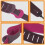 5Pcs Adjustable Dark Red Guitar Straps for Various Guitars 9