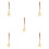 5Pièces Maillets Percussion Bois Antidérapante Multicolores 8
