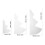 12St Acryl Kerst Patchwork Stencils Voor Creatieve Naaiprojecten Thuis 11