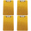 4Pcs Practical Golden Clip Boards Portable for Office Document Support 5