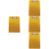 4Pcs Practical Golden Clip Boards Portable for Office Document Support 6