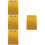 4Pcs Practical Golden Clip Boards Portable for Office Document Support 7