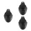 3St Compacte Golf Teller Zwart Plastic Ijzer Voor Buitenspel 4