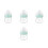 4Pièces Bébé Portable Tétine Élargie 4