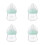 4Pièces Bébé Portable Tétine Élargie 5