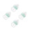 4Pièces Bébé Portable Tétine Élargie 6