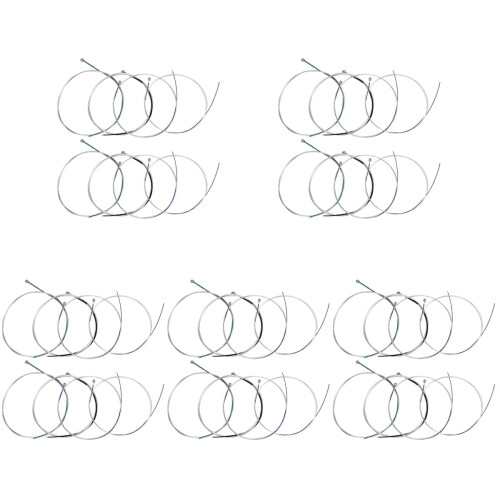 40Pièces Cordes Violon De Qualité Argentées Kit Remplacement 1
