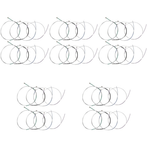 40Pièces Cordes Violon De Qualité Argentées Kit Remplacement 2