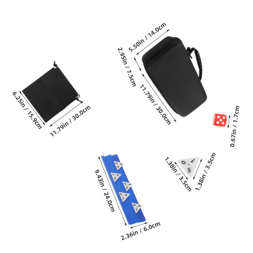 1Ensemble Jeu De Stratégiques Triangle Portable 1
