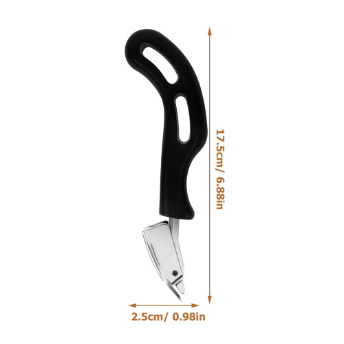 3Pièces Outil De Retrait D'agrafes Noir Pour Bricolage 1