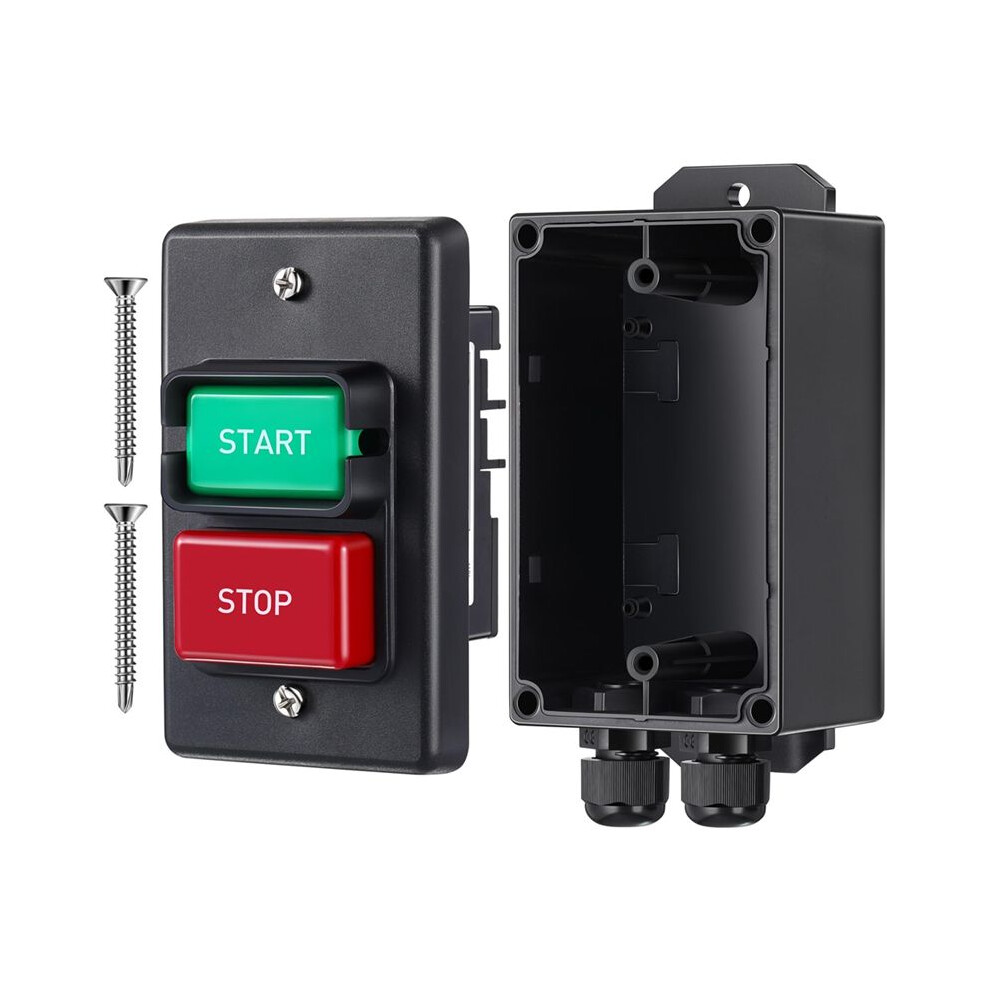 120V/220V/380V Dual Voltage Single Phase /Off With Deep Box Hardware,For Table Saw,Drill Press,Bench Saw 4712538917182