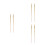 6St Ergonomische Yangqin Mallets Bamboe Percussie Accessoires 4