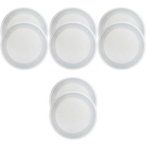 8Pièces Grilles De Protection Haut-Parleur En Acier 2
