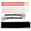 2Sets Drum Sticks Set Met Rubber Handvat Staal En Bamboe Borstel 2