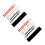 2Sets Drum Sticks Set Met Rubber Handvat Staal En Bamboe Borstel 5