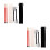 2Sets Drum Sticks Set Met Rubber Handvat Staal En Bamboe Borstel 6
