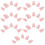 35Pièces Ongles Pipa Rose Protection Compacte Accessoires Pour Cordes 10