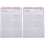 2Pièces Calendrier Dateur Rose Planificateur Efficace 4
