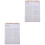 2Pièces Calendrier Dateur Rose Planificateur Efficace 5
