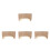 4Pièces Cache-Oreilles Beige Bandeau Thermique Réduction 6