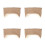 4Pièces Cache-Oreilles Beige Bandeau Thermique Réduction 9