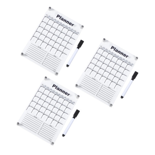 3Ensembles Tableau Effaçable Pour Décoration 1