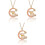 3Pièces Colliers Enfants Charm Rose Décoratifs Élégants 5