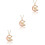 3Pièces Colliers Enfants Charm Rose Décoratifs Élégants 6