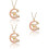 3Pièces Colliers Enfants Charm Rose Décoratifs Élégants 8
