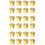 24Pcs Gold Plated RCA Protection Cap Plug Short-Circuit Socket Phono Connector Shielding Plug Socket Protection Cover 1