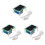 3X PM1.0 PM2.5 PM10 Detector Module Air Quality Dust Sensor Tester Detector Support Export Data Monitoring 1